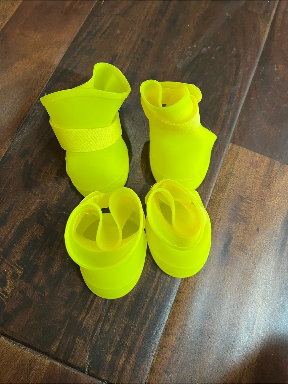 Pet Rain Boots - Bright Yellow (XL)